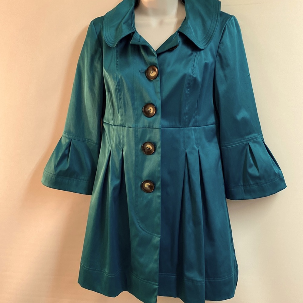 BCX ladies teal coat. Size m